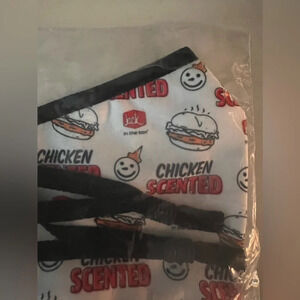 NWT Chicken Scented Face Mask - Jack in the Box - RARE!